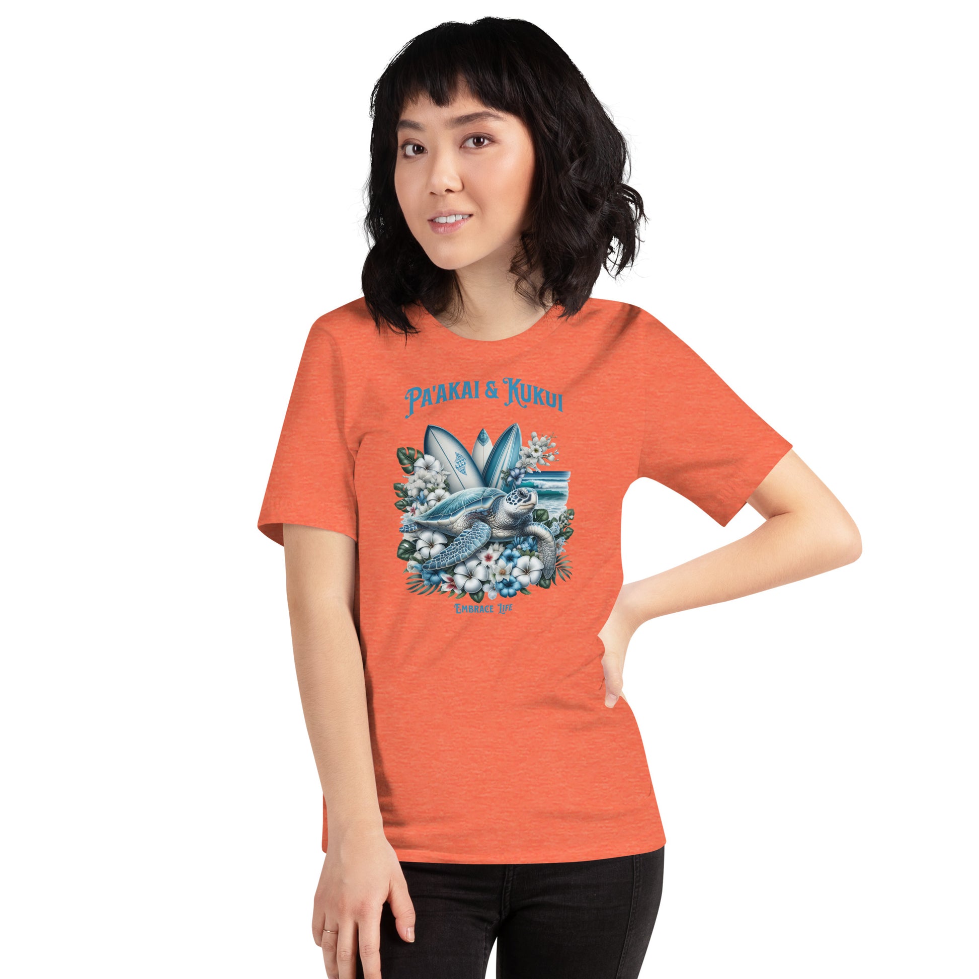Blue Sea Turtle t-shirt T-shirt Pa'akai & Kukui