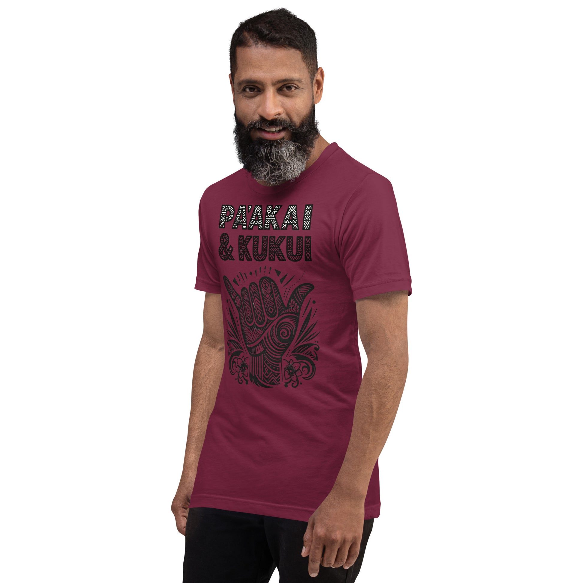 Tribal Shaka T-shirt T-shirt Pa'akai & Kukui