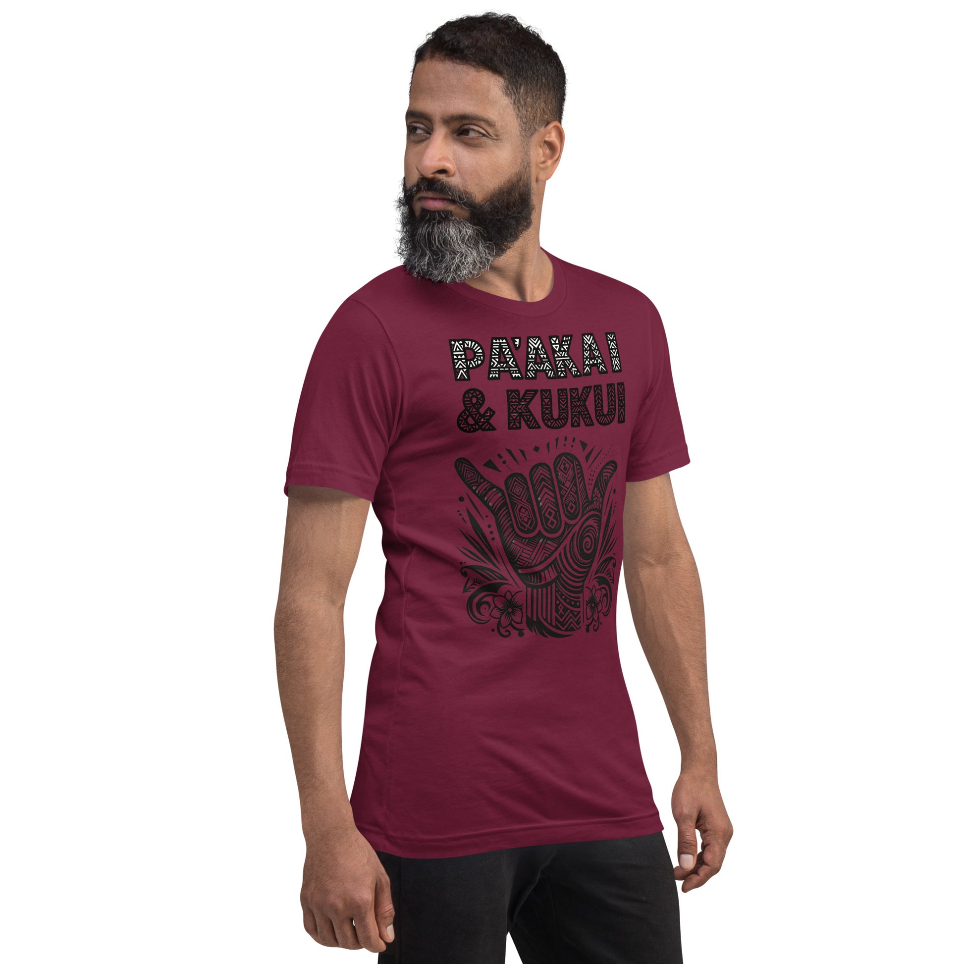 Tribal Shaka T-shirt T-shirt Pa'akai & Kukui