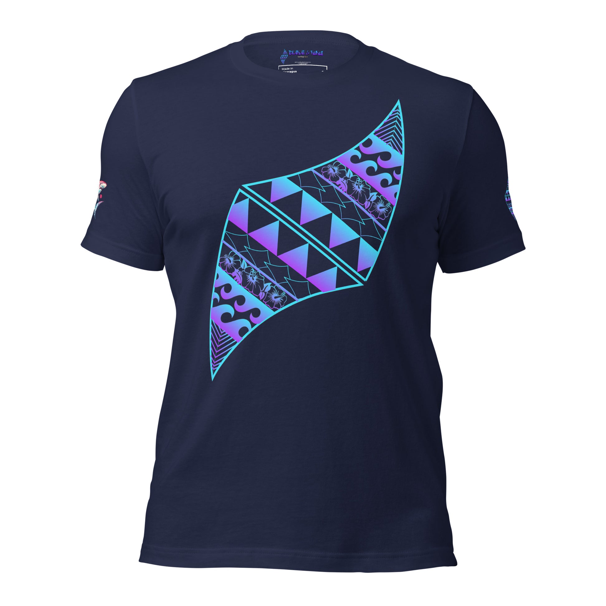 Pa'akai & Kukui Logo - Blue/Purple Gradient T-shirt Pa'akai & Kukui