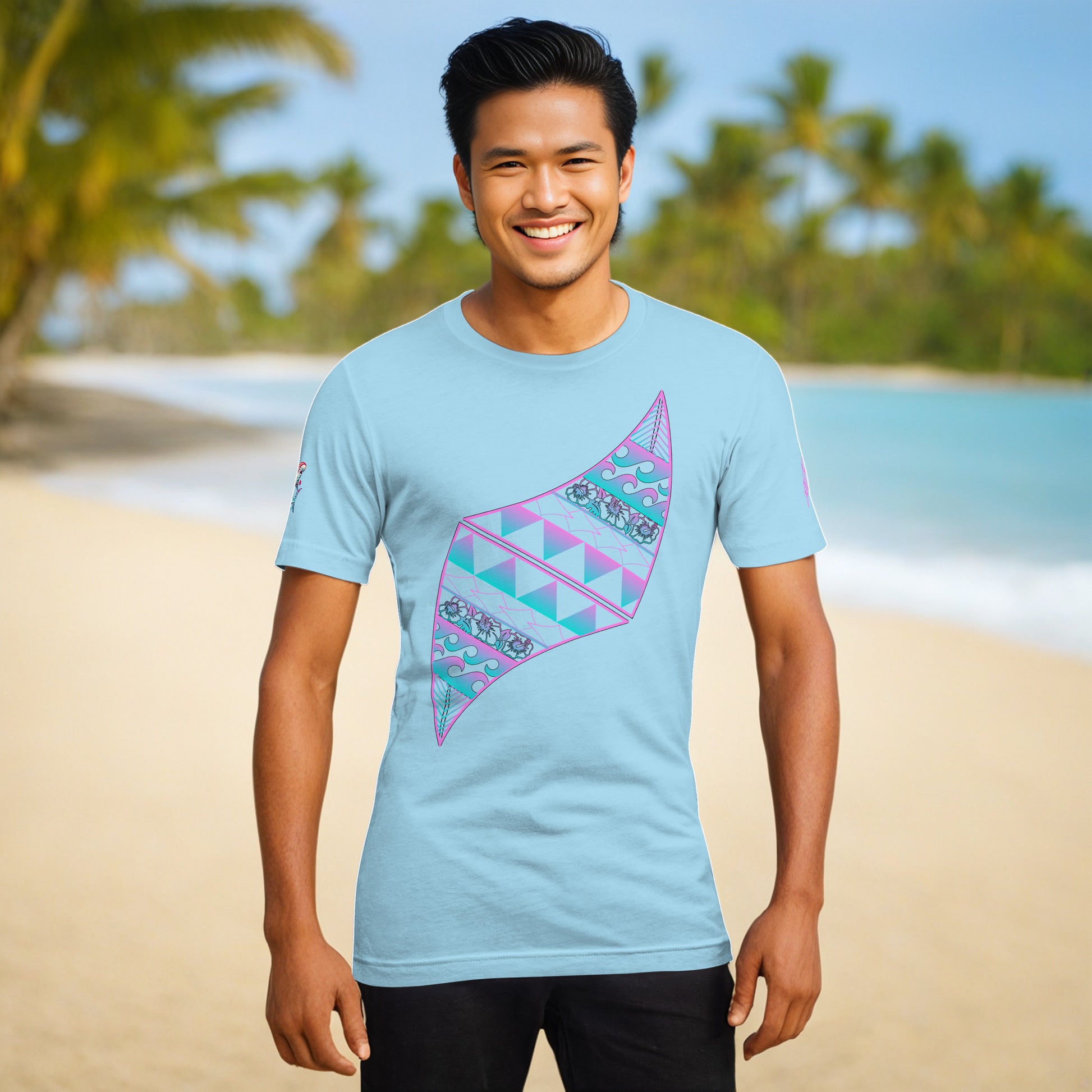 Pa'akai & Kukui Logo t-shirt T-shirt Pa'akai & Kukui Ocean Blue S
