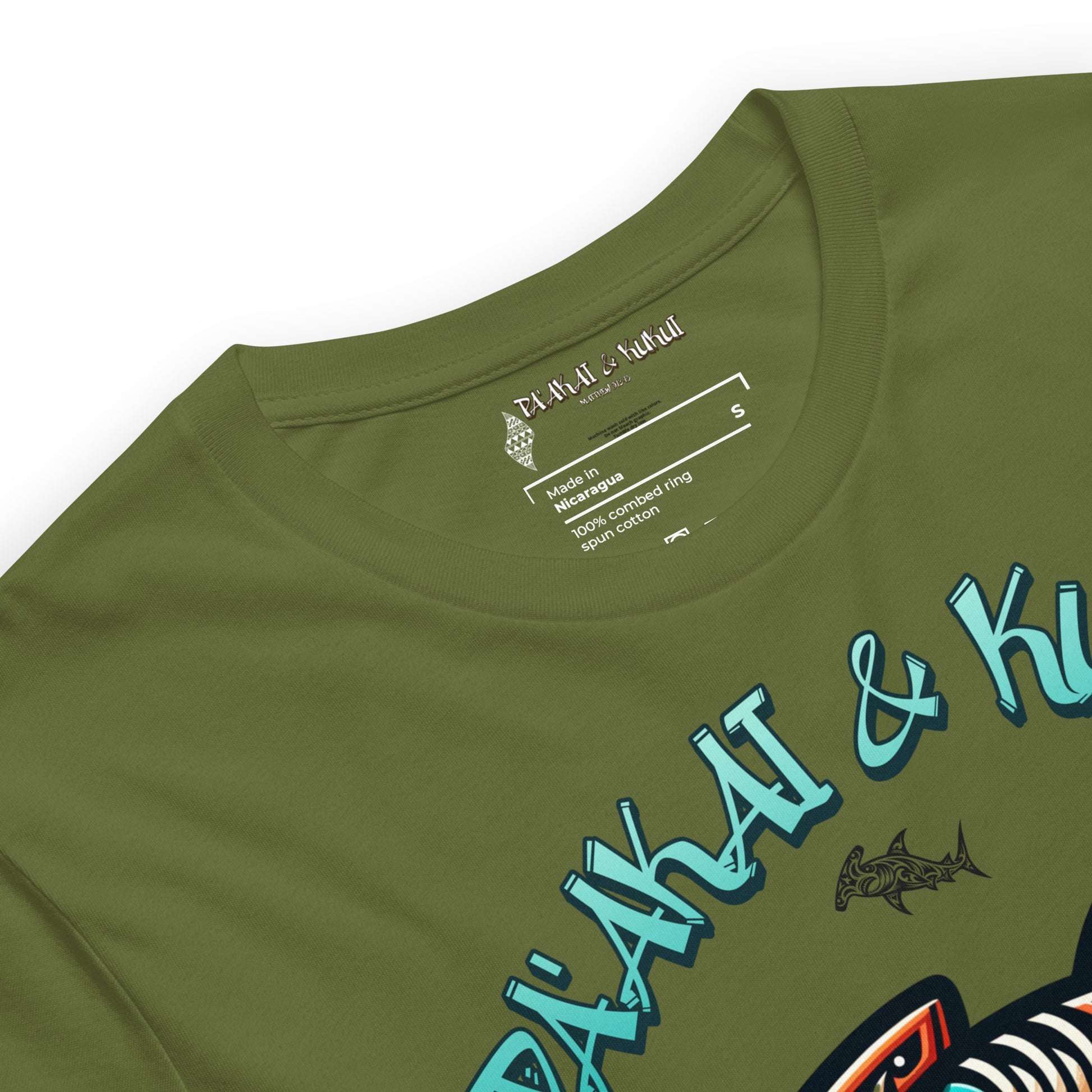 Tribal Shark Unisex t-shirt T-shirt Pa'akai & Kukui