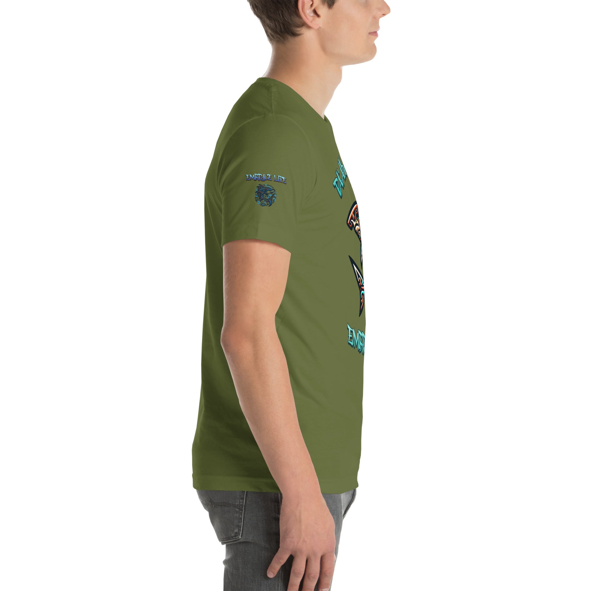 Tribal Shark Unisex t-shirt T-shirt Pa'akai & Kukui
