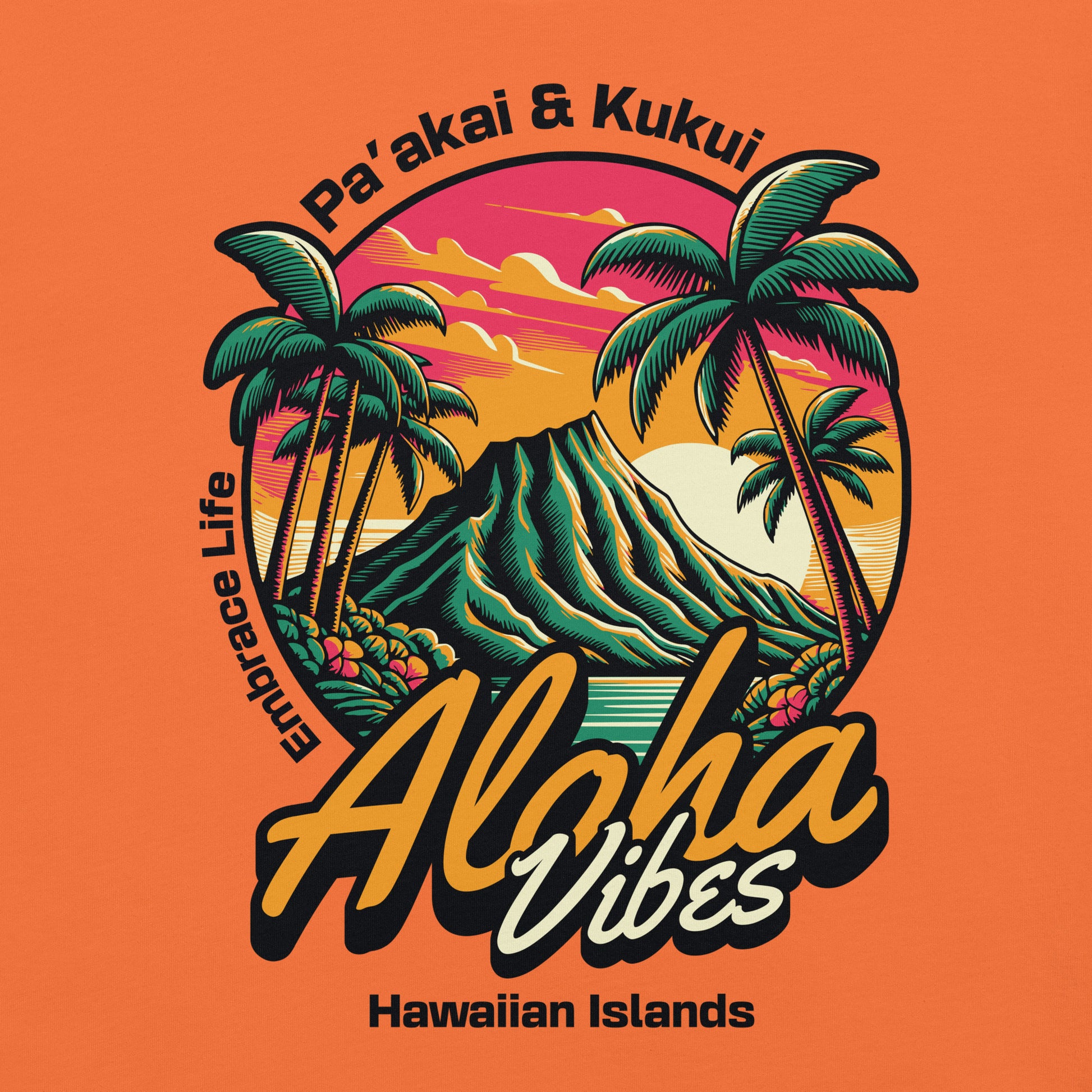 Aloha Vibes t-shirt - Womens T-shirt Pa'akai & Kukui