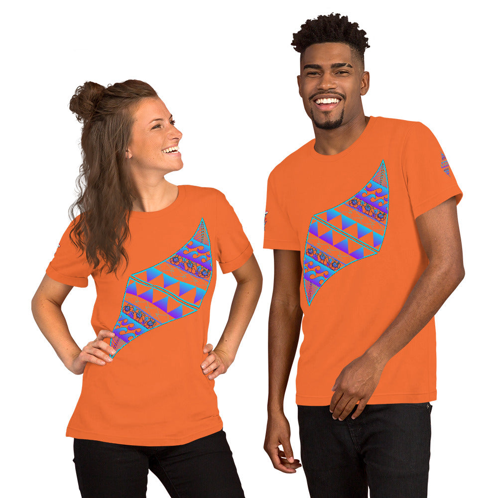 Pa'akai & Kukui Logo - Blue/Purple Gradient T-shirt Pa'akai & Kukui Orange S