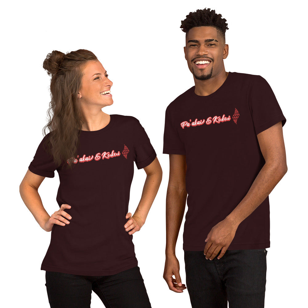 Embrace Life t-shirt T-shirt Pa'akai & Kukui Oxblood Black S