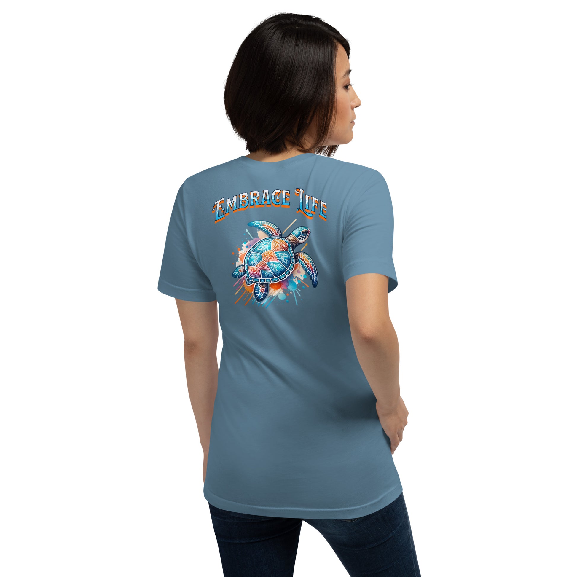 Tribal Sea Turtle t-shirt T-shirt Pa'akai & Kukui