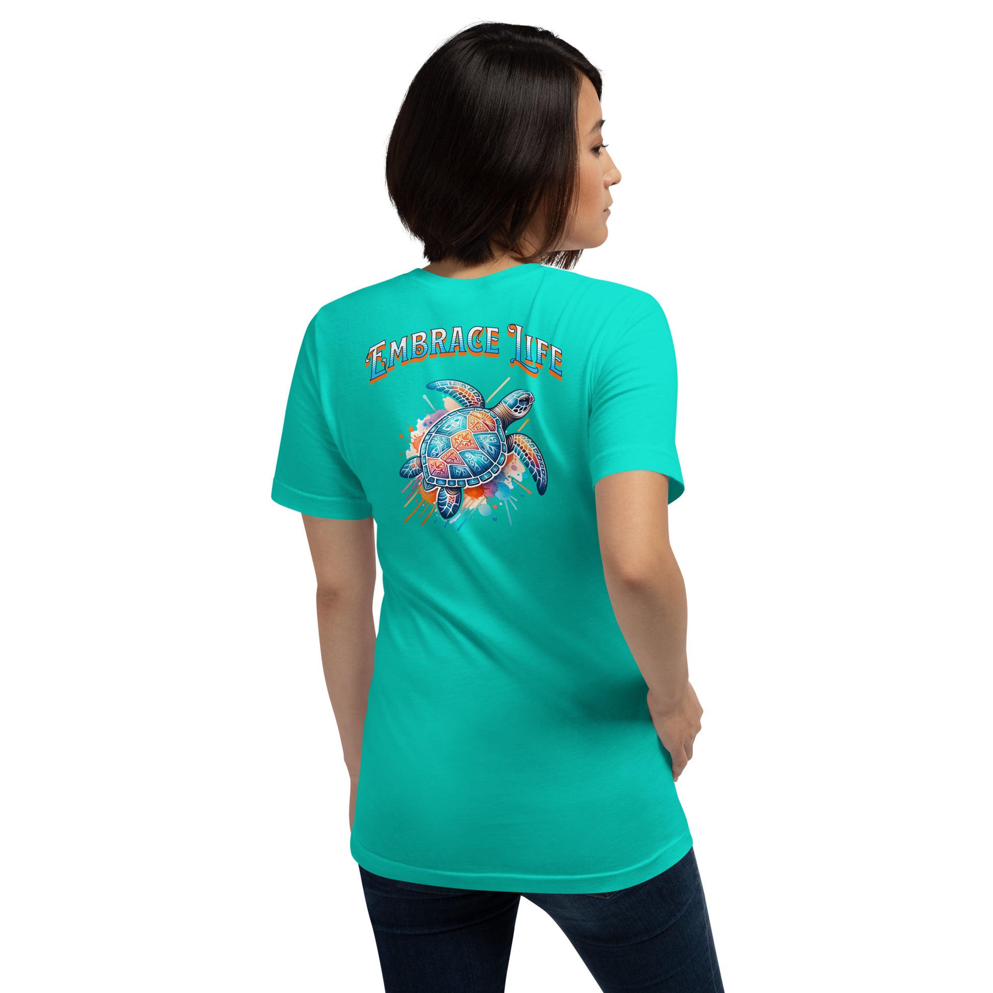 Tribal Sea Turtle t-shirt T-shirt Pa'akai & Kukui