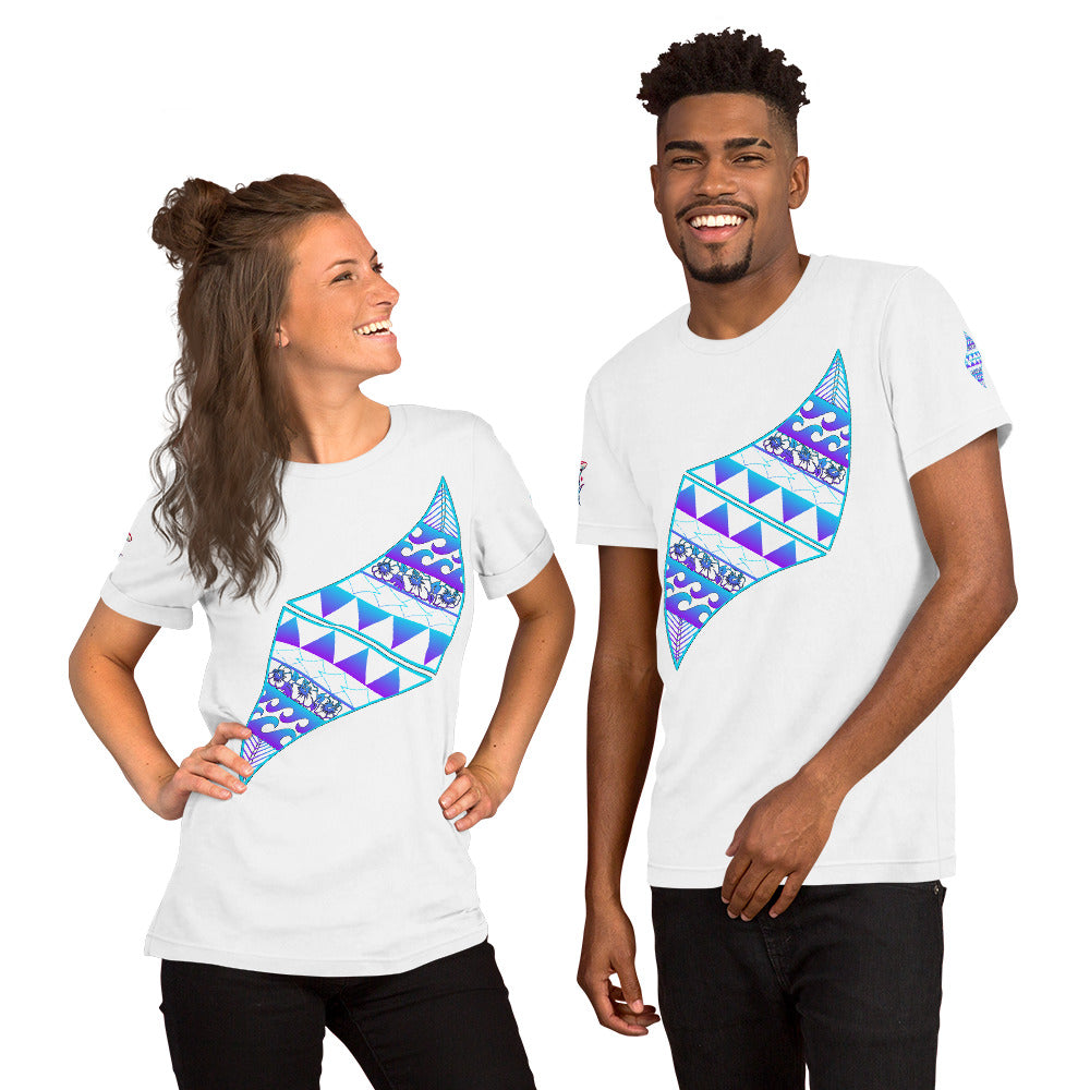 Pa'akai & Kukui Logo - Blue/Purple Gradient T-shirt Pa'akai & Kukui White S