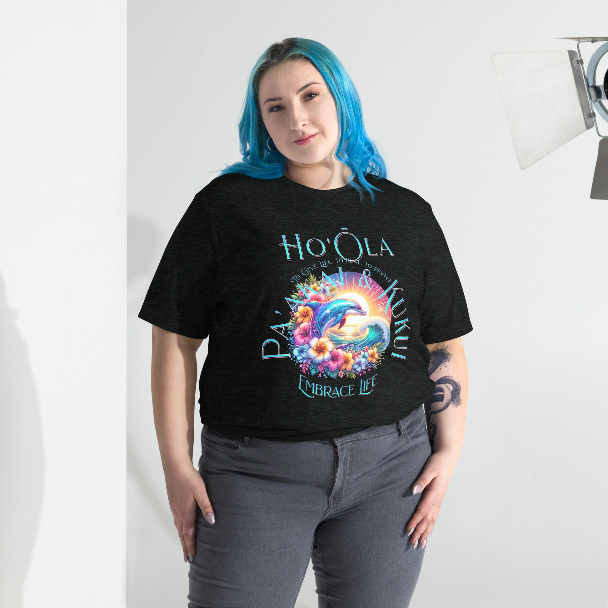 Ho'ōla (To Give Life, To Heal, To Revive) t-shirt T-shirt Pa'akai & Kukui