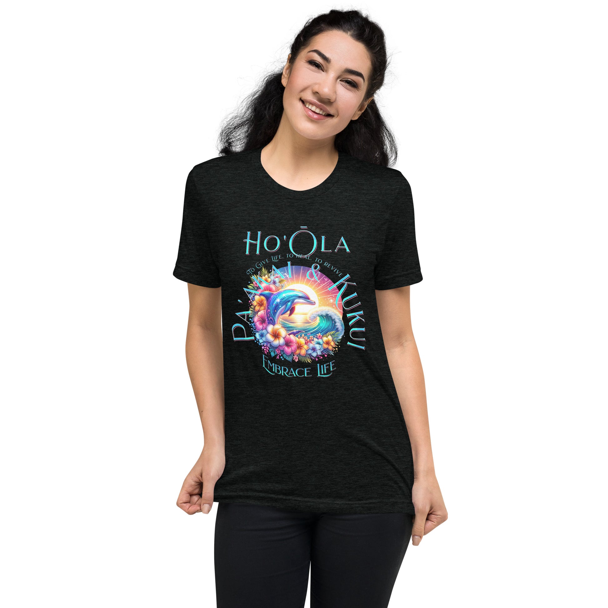 Ho'ōla (To Give Life, To Heal, To Revive) t-shirt T-shirt Pa'akai & Kukui