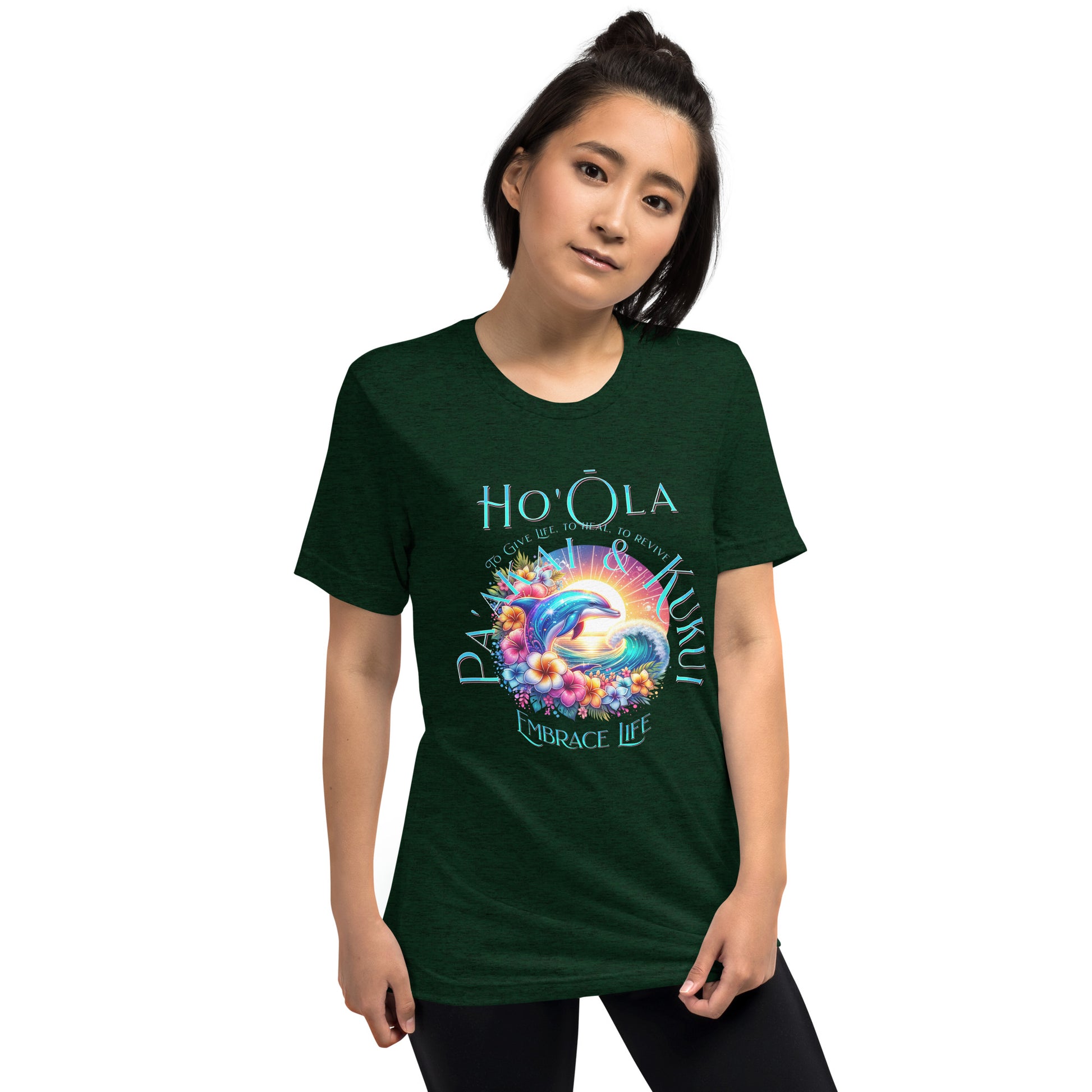 Ho'ōla (To Give Life, To Heal, To Revive) t-shirt T-shirt Pa'akai & Kukui