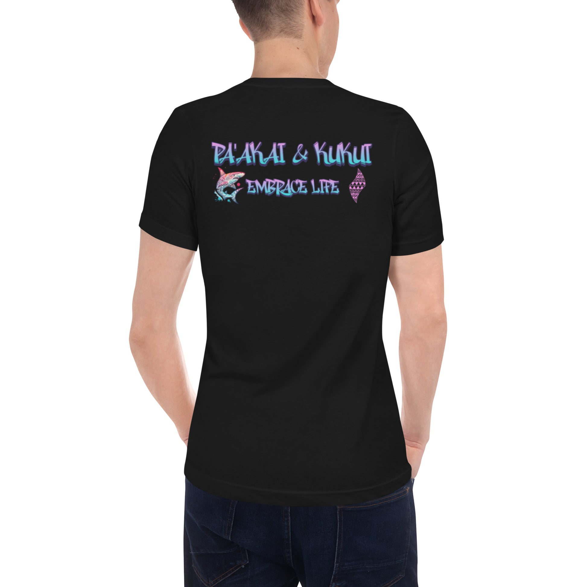 Pa'akai & Kukui Logo V-Neck T-Shirt V-Neck T-shirt Pa'akai & Kukui