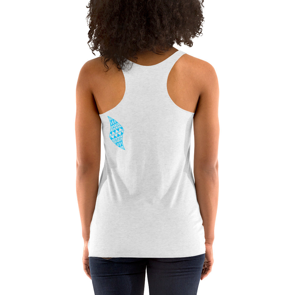 Tribal Shark Women's Racerback Tank Tank Top Pa'akai & Kukui