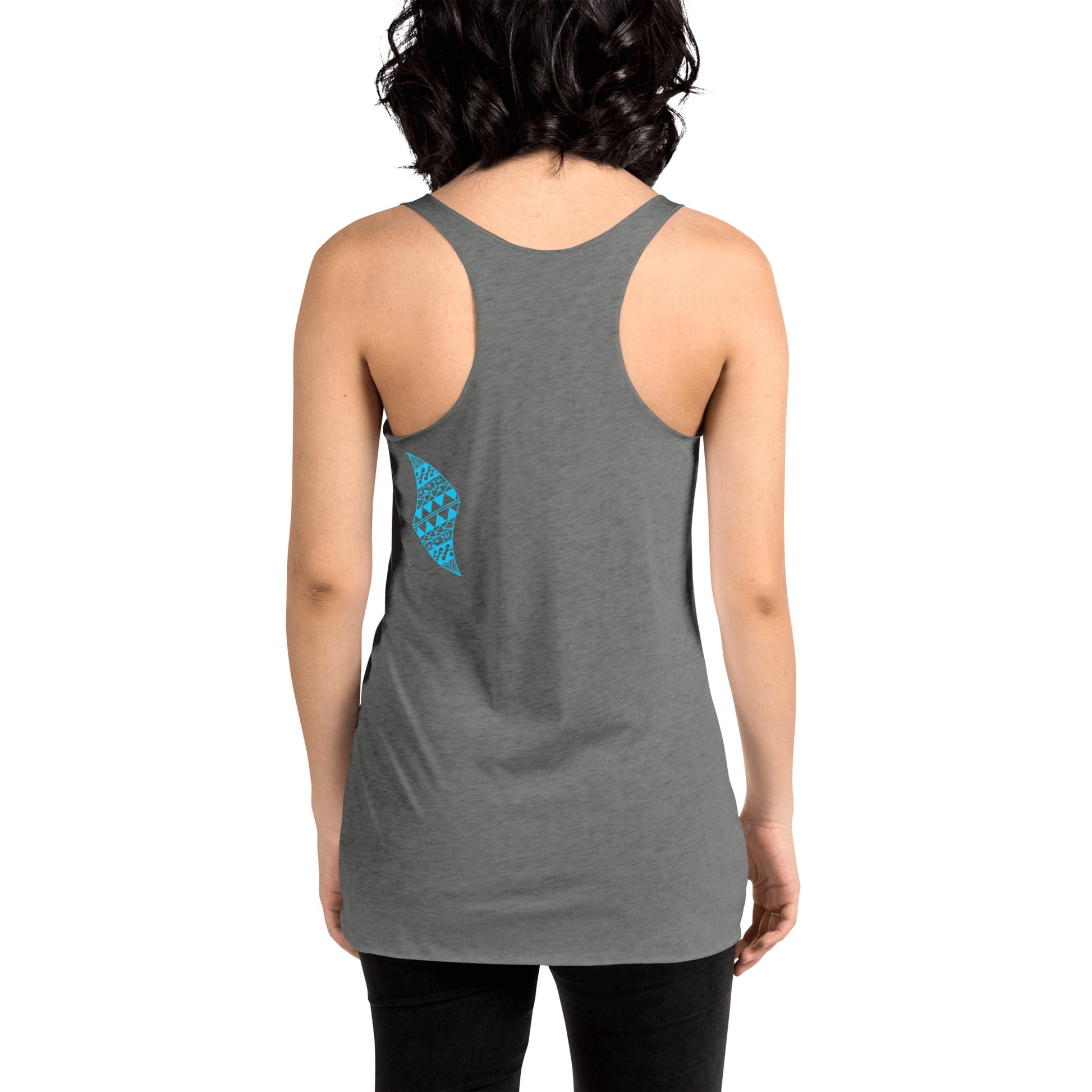Tribal Shark Women's Racerback Tank Tank Top Pa'akai & Kukui