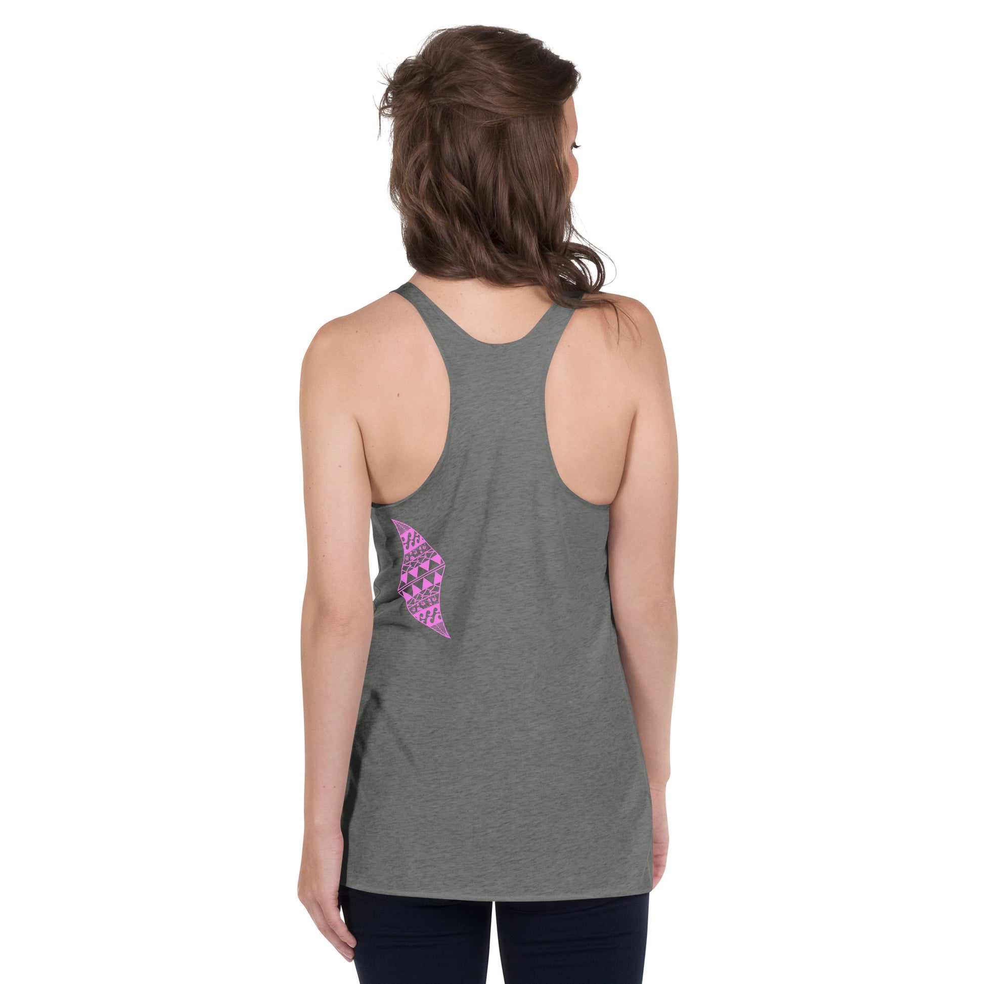 Ho'ōla (To Give Life, To Heal, To Rivive) - Women's Racerback Tank Tank Top Pa'akai & Kukui