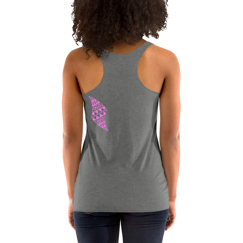 Ho'ōla (To Give Life, To Heal, To Rivive) - Women's Racerback Tank Tank Top Pa'akai & Kukui