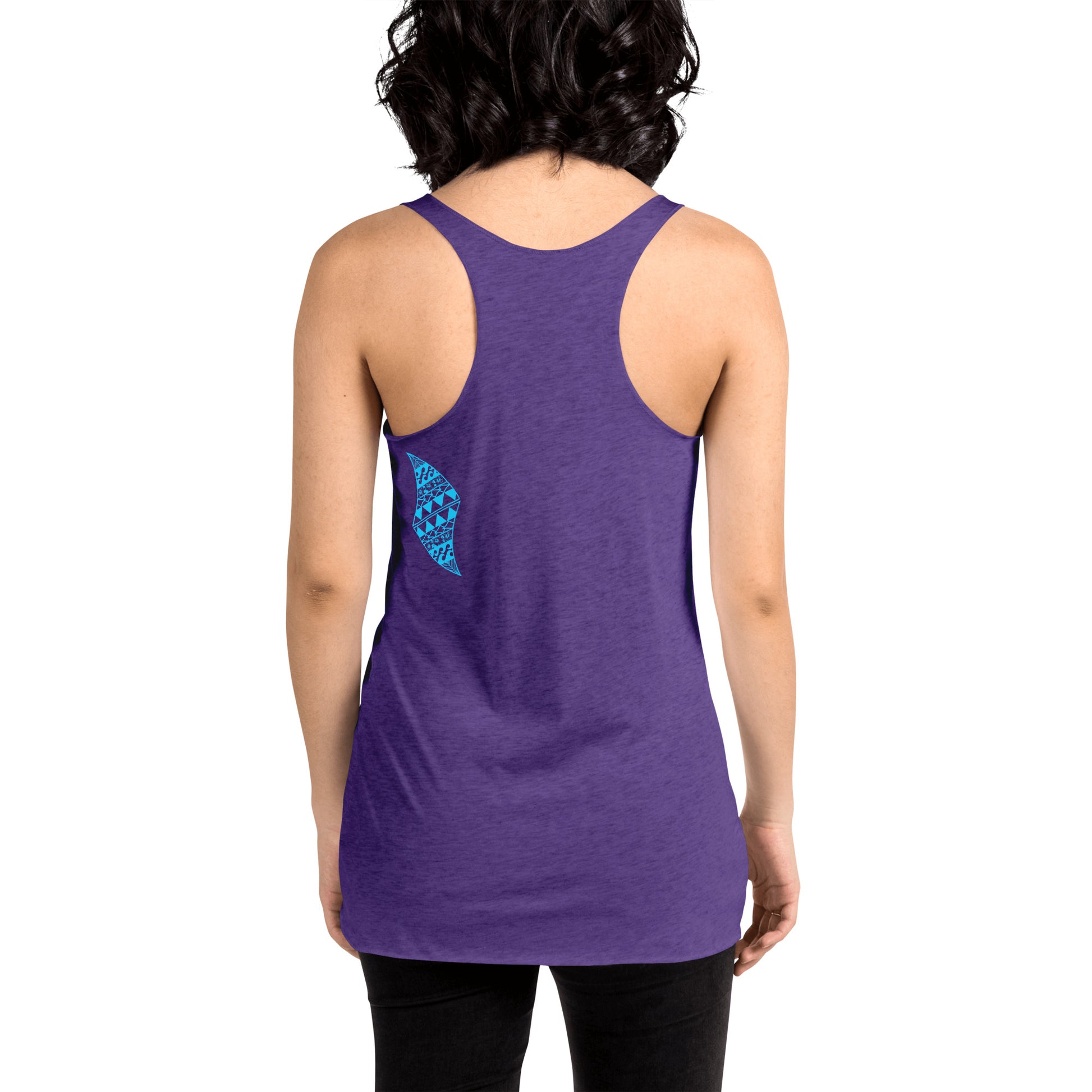Tribal Shark Women's Racerback Tank Tank Top Pa'akai & Kukui