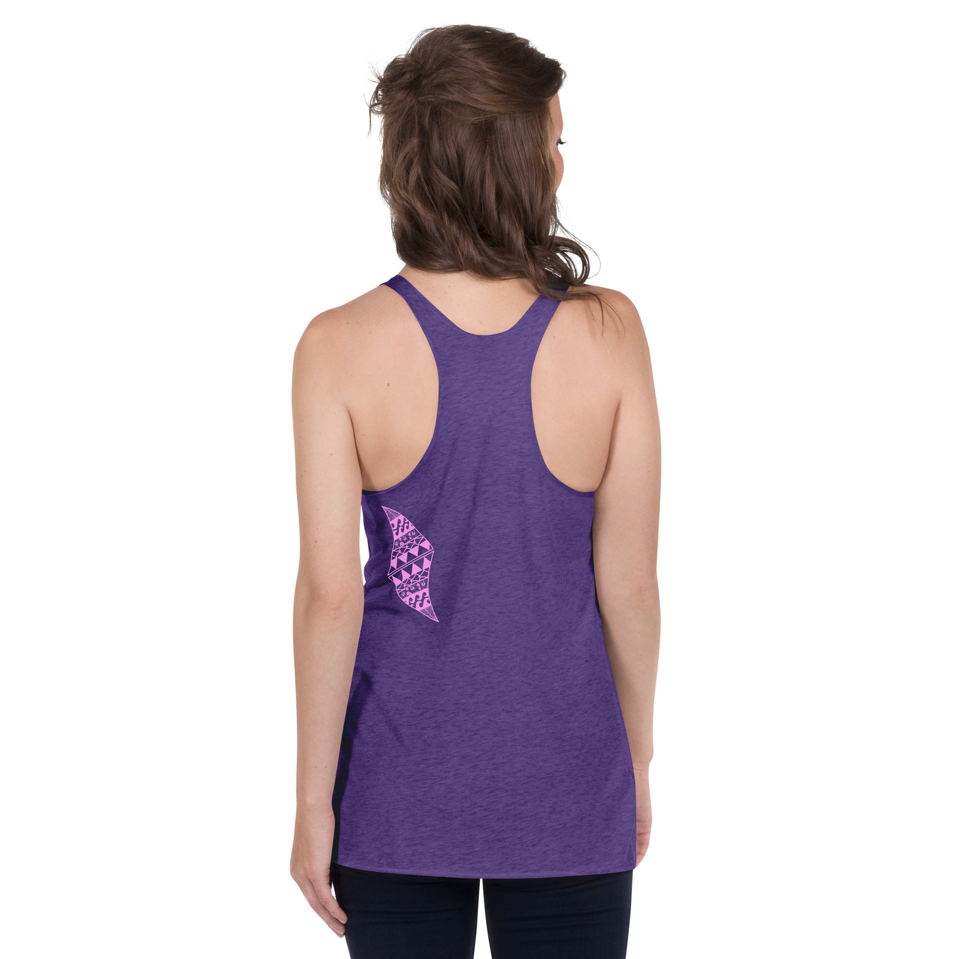 Ho'ōla (To Give Life, To Heal, To Rivive) - Women's Racerback Tank Tank Top Pa'akai & Kukui
