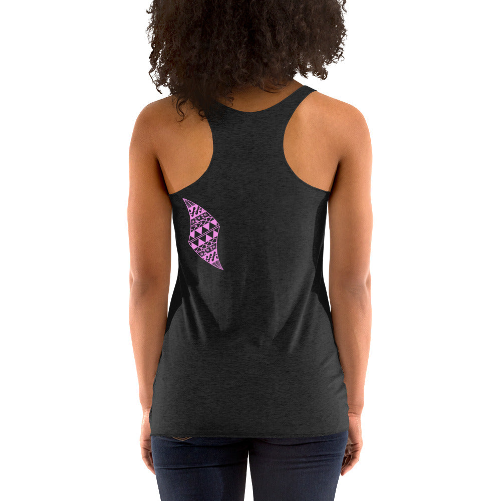 Ho'ōla (To Give Life, To Heal, To Rivive) - Women's Racerback Tank Tank Top Pa'akai & Kukui