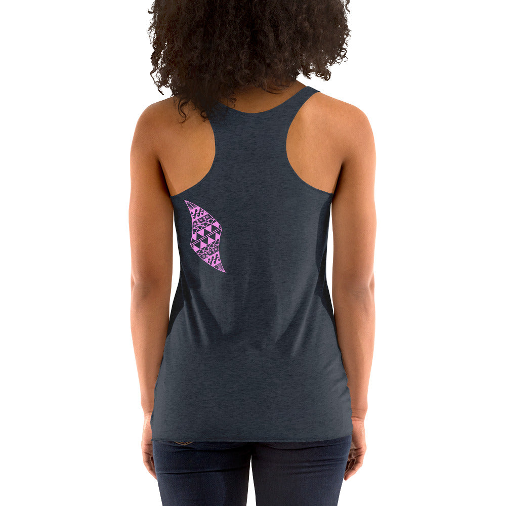 Ho'ōla (To Give Life, To Heal, To Rivive) - Women's Racerback Tank Tank Top Pa'akai & Kukui