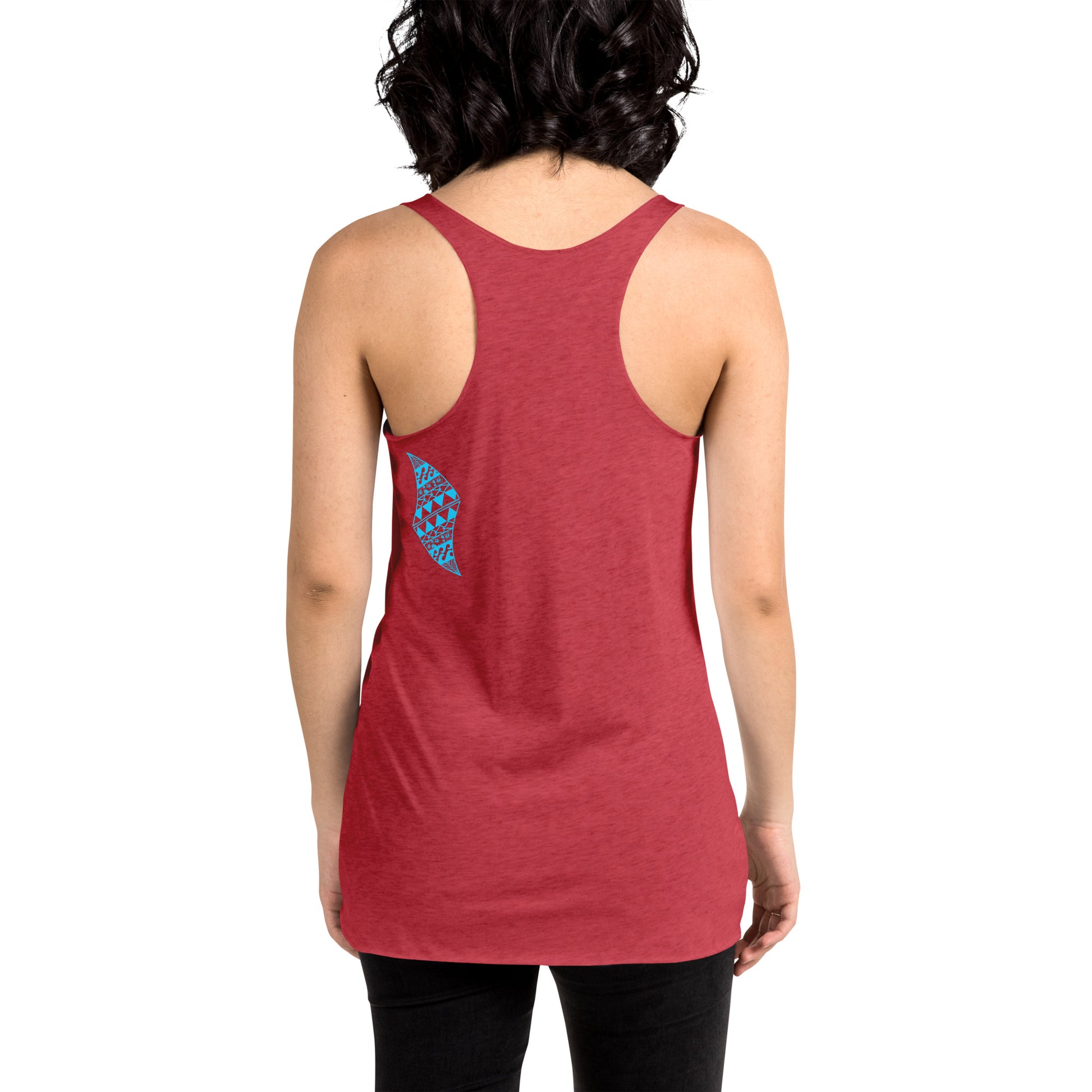 Tribal Shark Women's Racerback Tank Tank Top Pa'akai & Kukui