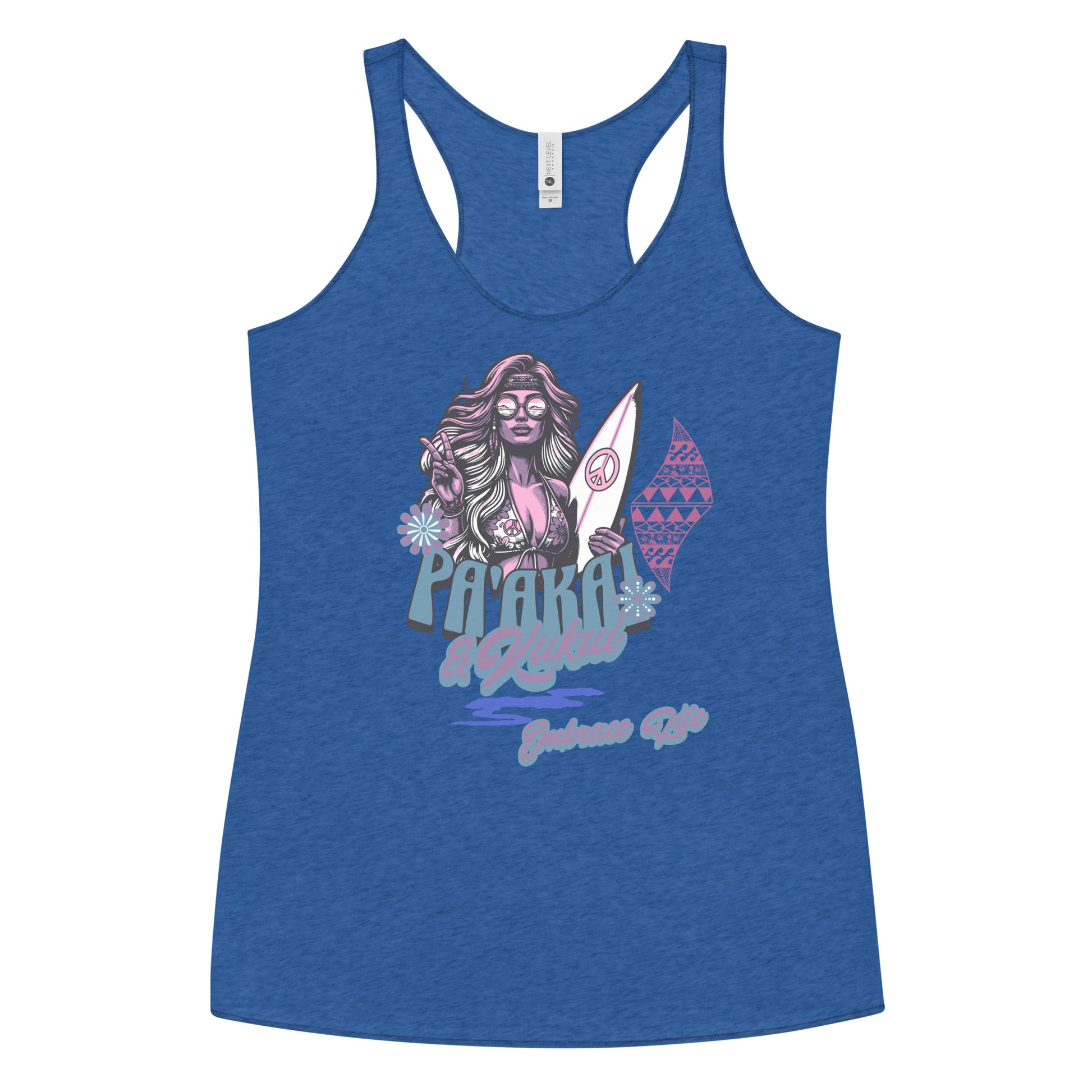 Heʻenalu Chic Racerback Tank-top (Purple) Tank Top Pa'akai & Kukui