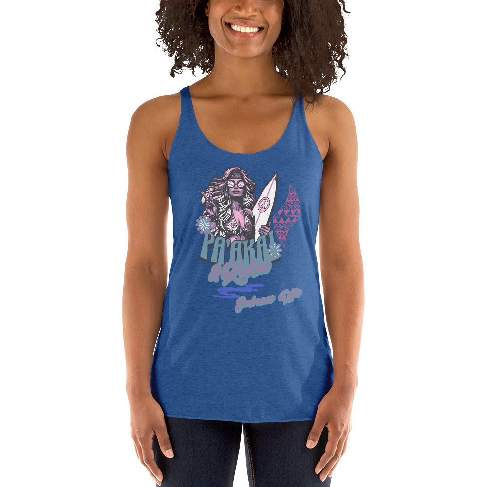 Heʻenalu Chic Racerback Tank-top (Purple) Tank Top Pa'akai & Kukui