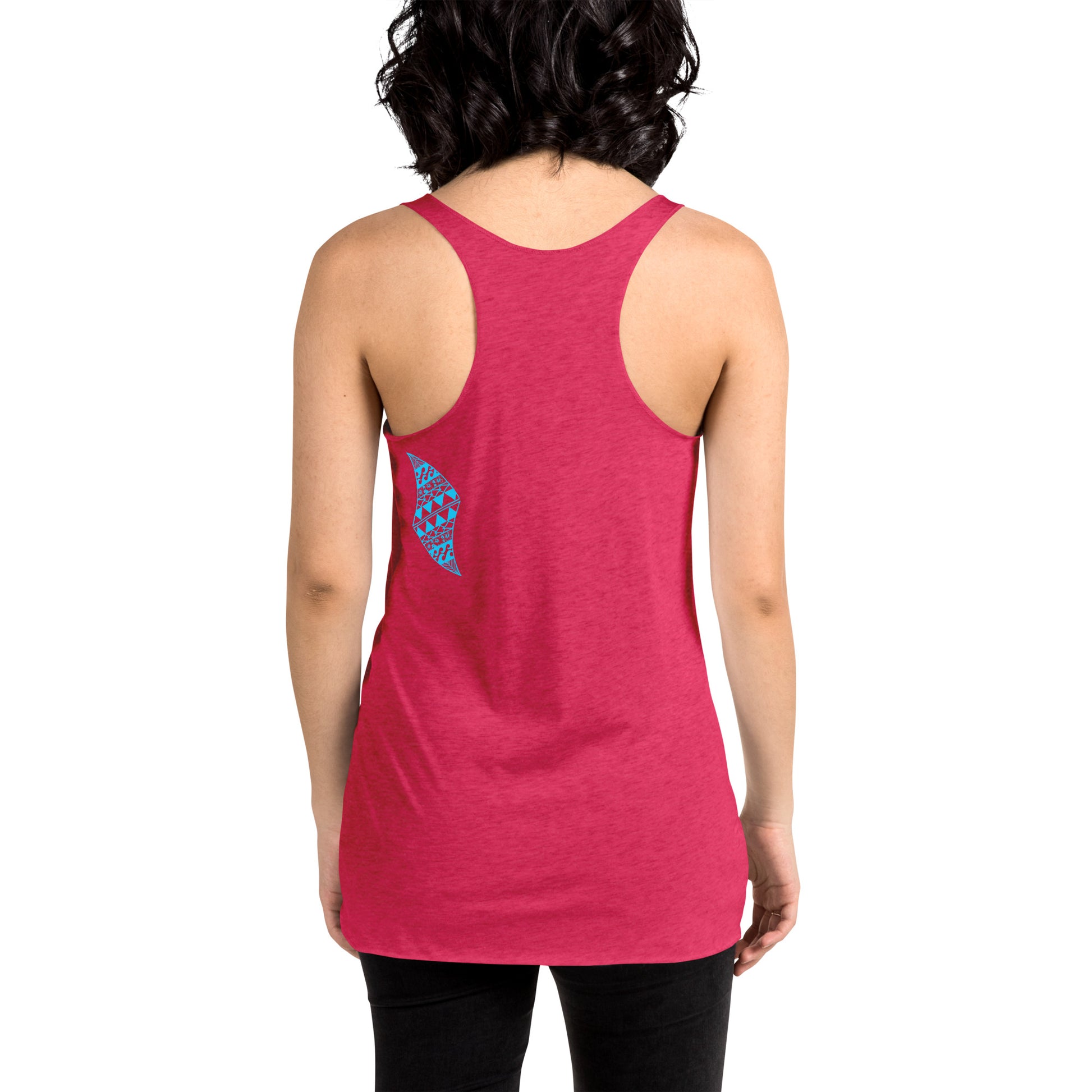 Tribal Shark Women's Racerback Tank Tank Top Pa'akai & Kukui