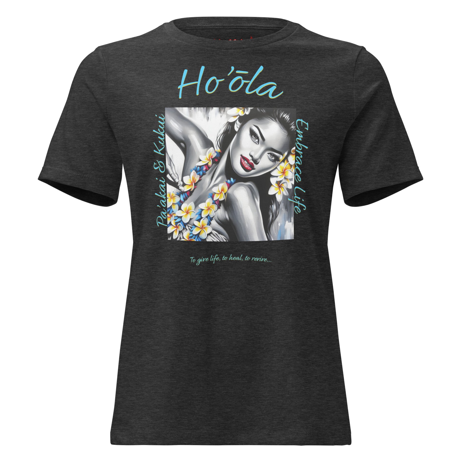 Aloha Wahine Hawai'i Women's Relaxed T-Shirt T-shirt Pa'akai & Kukui
