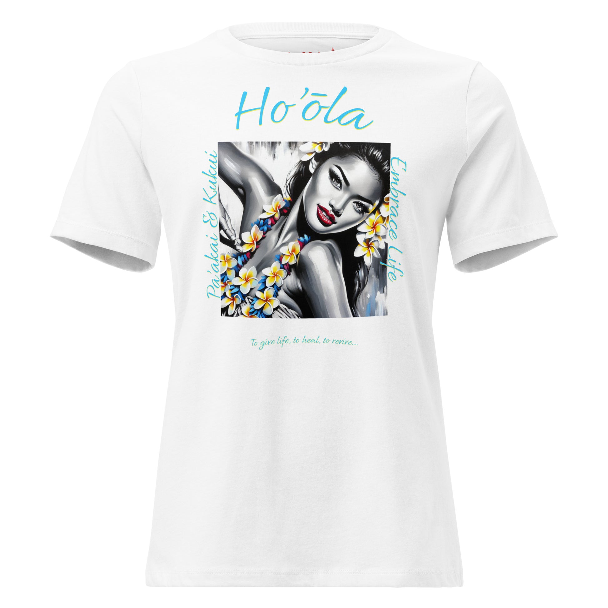 Aloha Wahine Hawai'i Women's Relaxed T-Shirt T-shirt Pa'akai & Kukui
