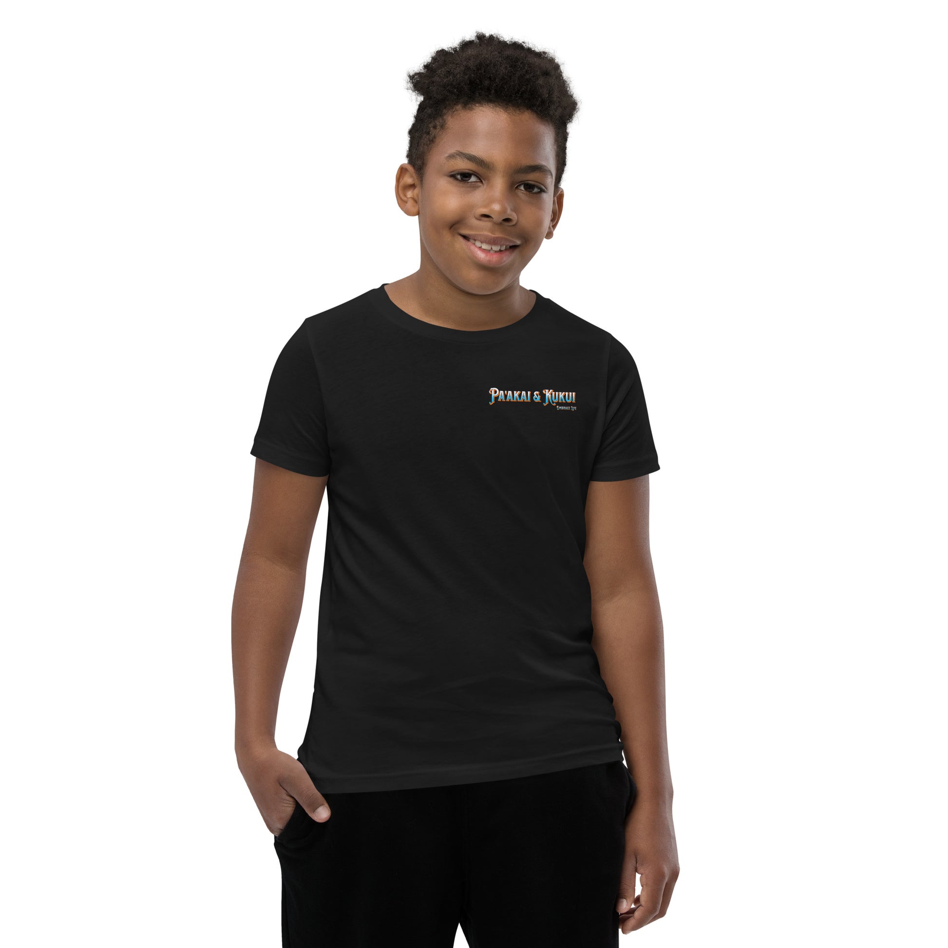 Tribal Sea Turtle - Youth Short Sleeve T-Shirt T-shirt Pa'akai & Kukui