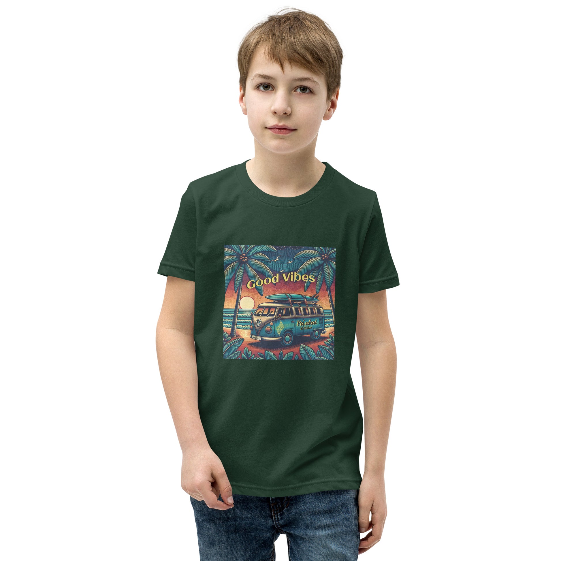 VW Good Vibes Youth Short Sleeve T-Shirt Youth T-shirt Pa'akai & Kukui