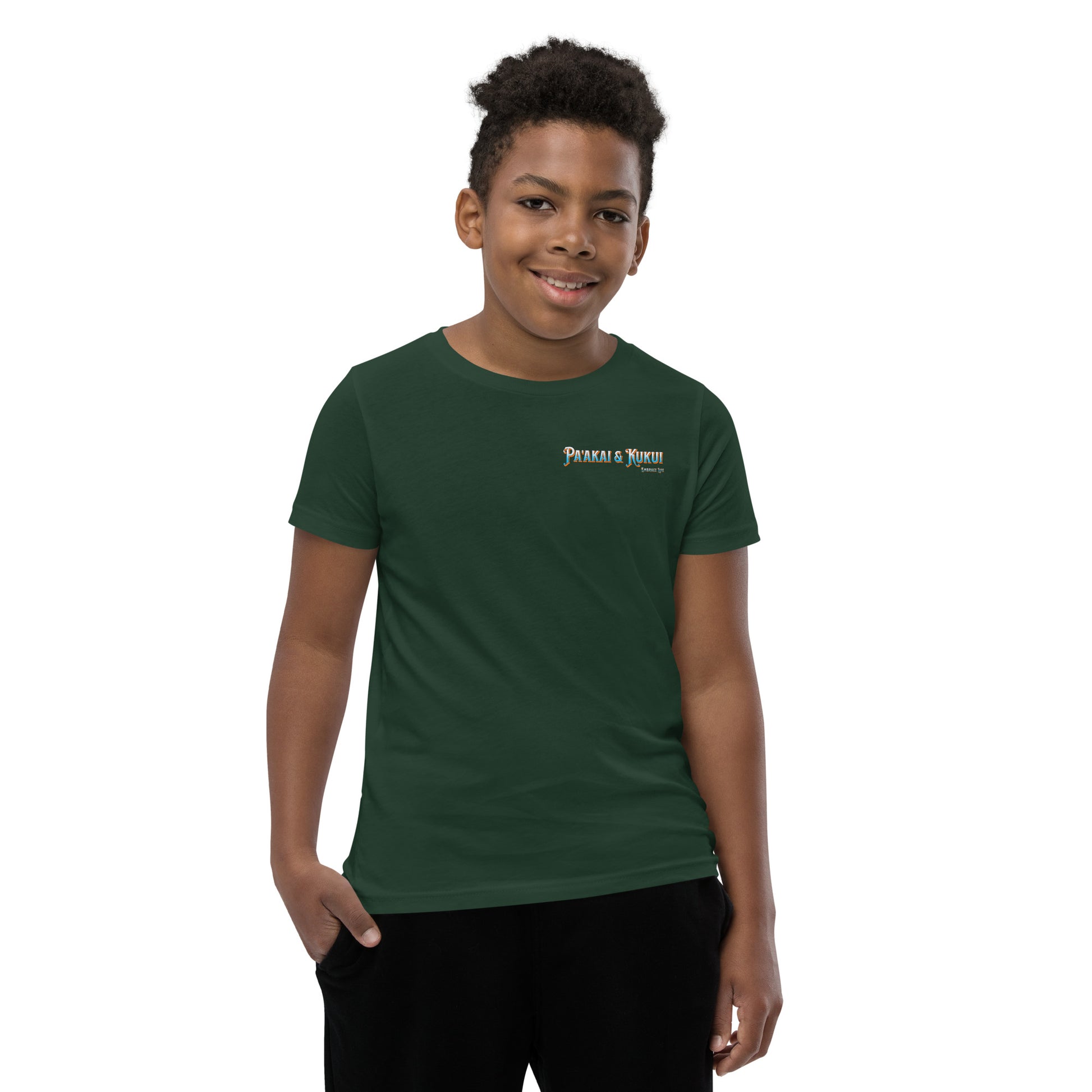 Tribal Sea Turtle - Youth Short Sleeve T-Shirt T-shirt Pa'akai & Kukui
