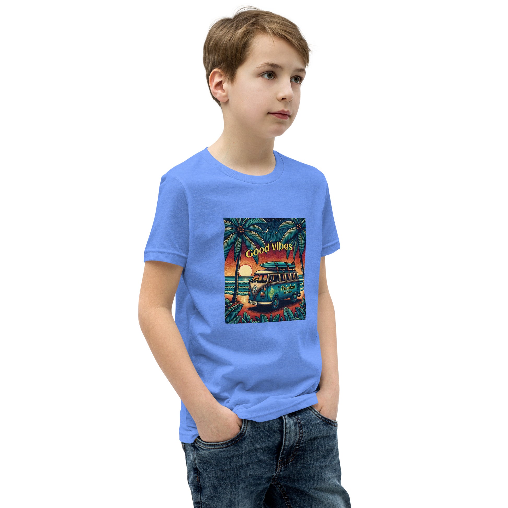 VW Good Vibes Youth Short Sleeve T-Shirt Youth T-shirt Pa'akai & Kukui
