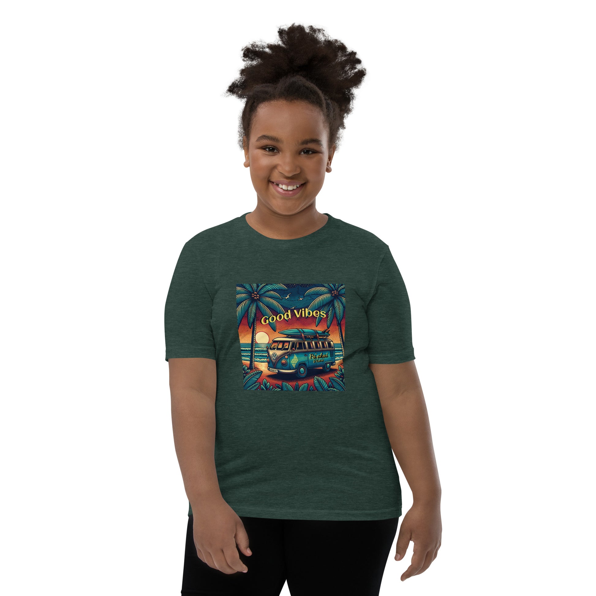 VW Good Vibes Youth Short Sleeve T-Shirt Youth T-shirt Pa'akai & Kukui