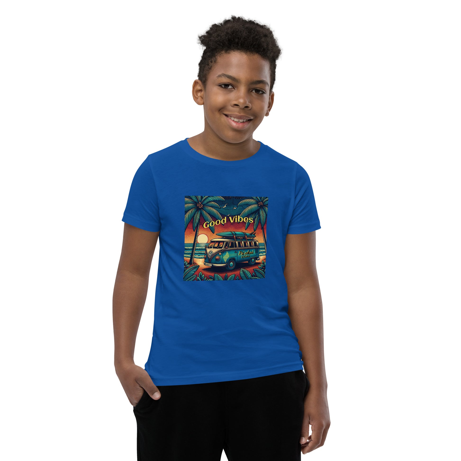 VW Good Vibes Youth Short Sleeve T-Shirt Youth T-shirt Pa'akai & Kukui