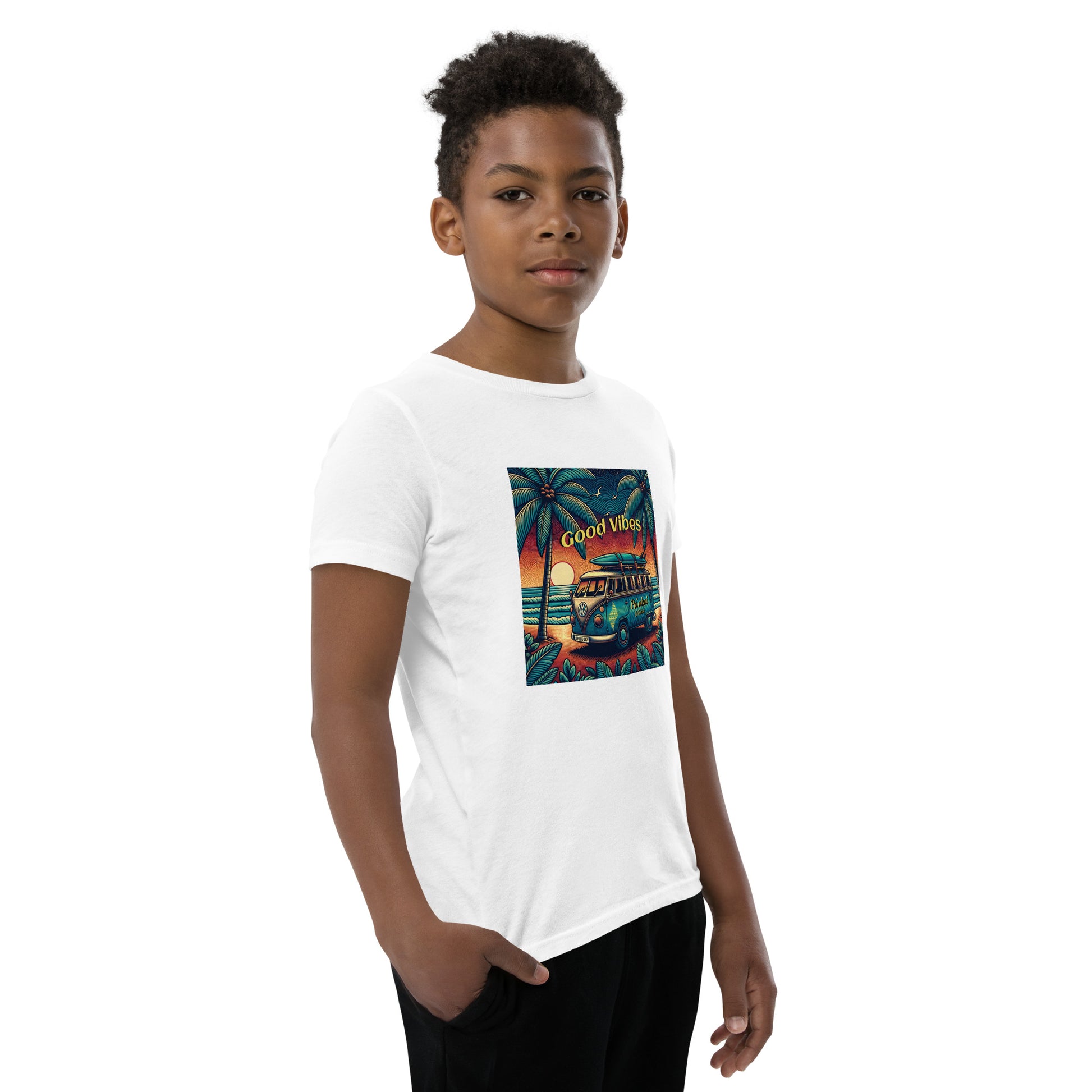 VW Good Vibes Youth Short Sleeve T-Shirt Youth T-shirt Pa'akai & Kukui