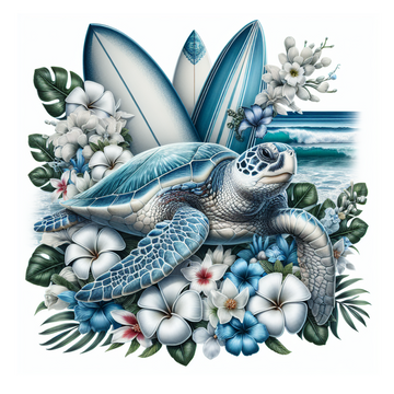 Blue Sea Turtle