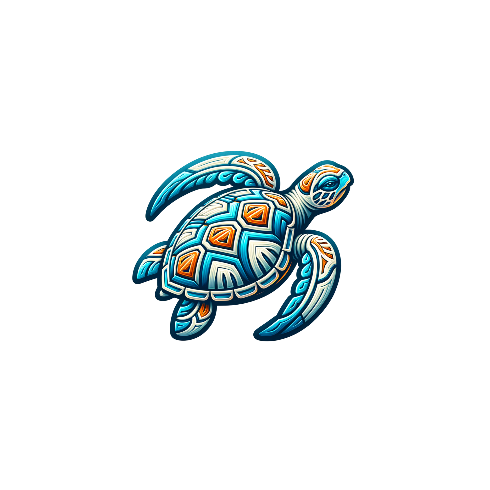 Tribal Sea Turtle
