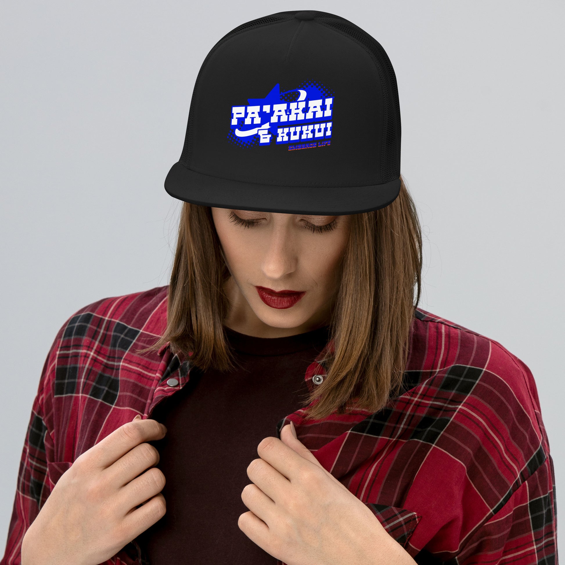 Kūikawā Trucker Cap Trucker Hat Pa'akai & Kukui