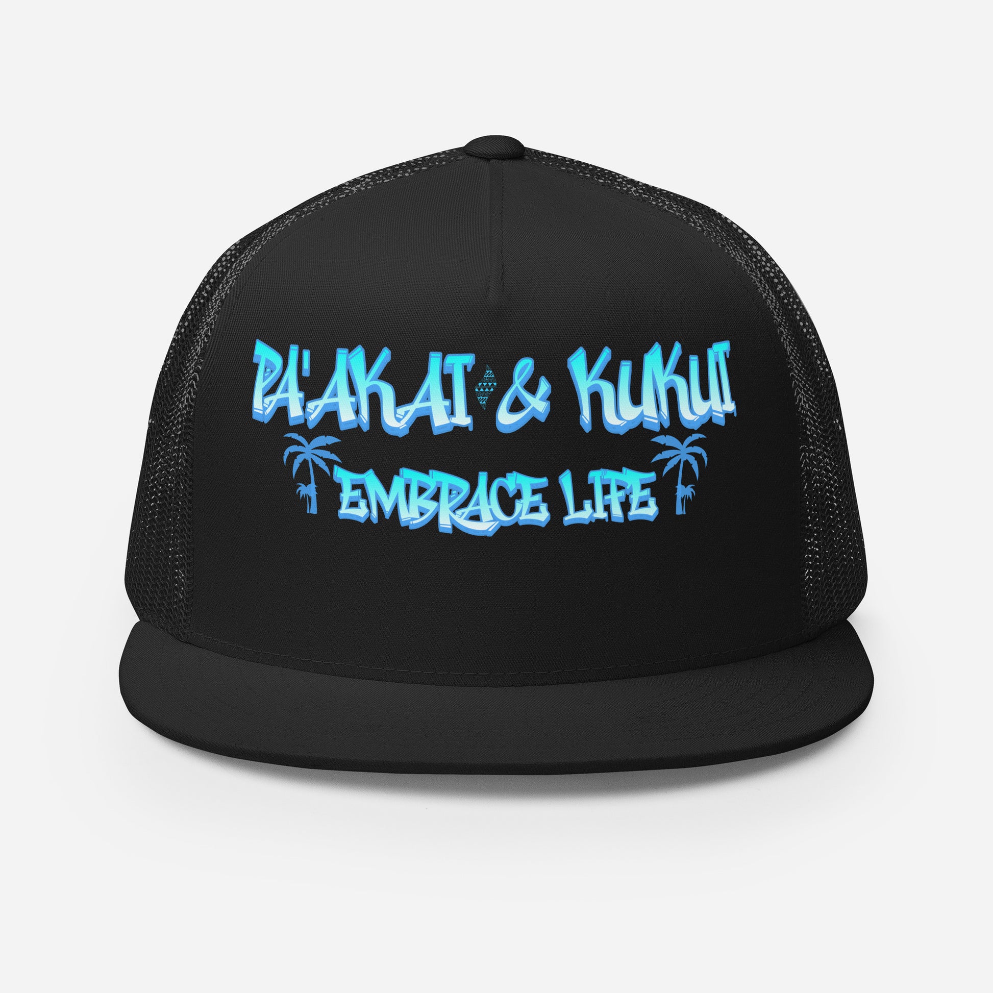 ʻŌlino Trucker Cap Trucker Hat Pa'akai & Kukui