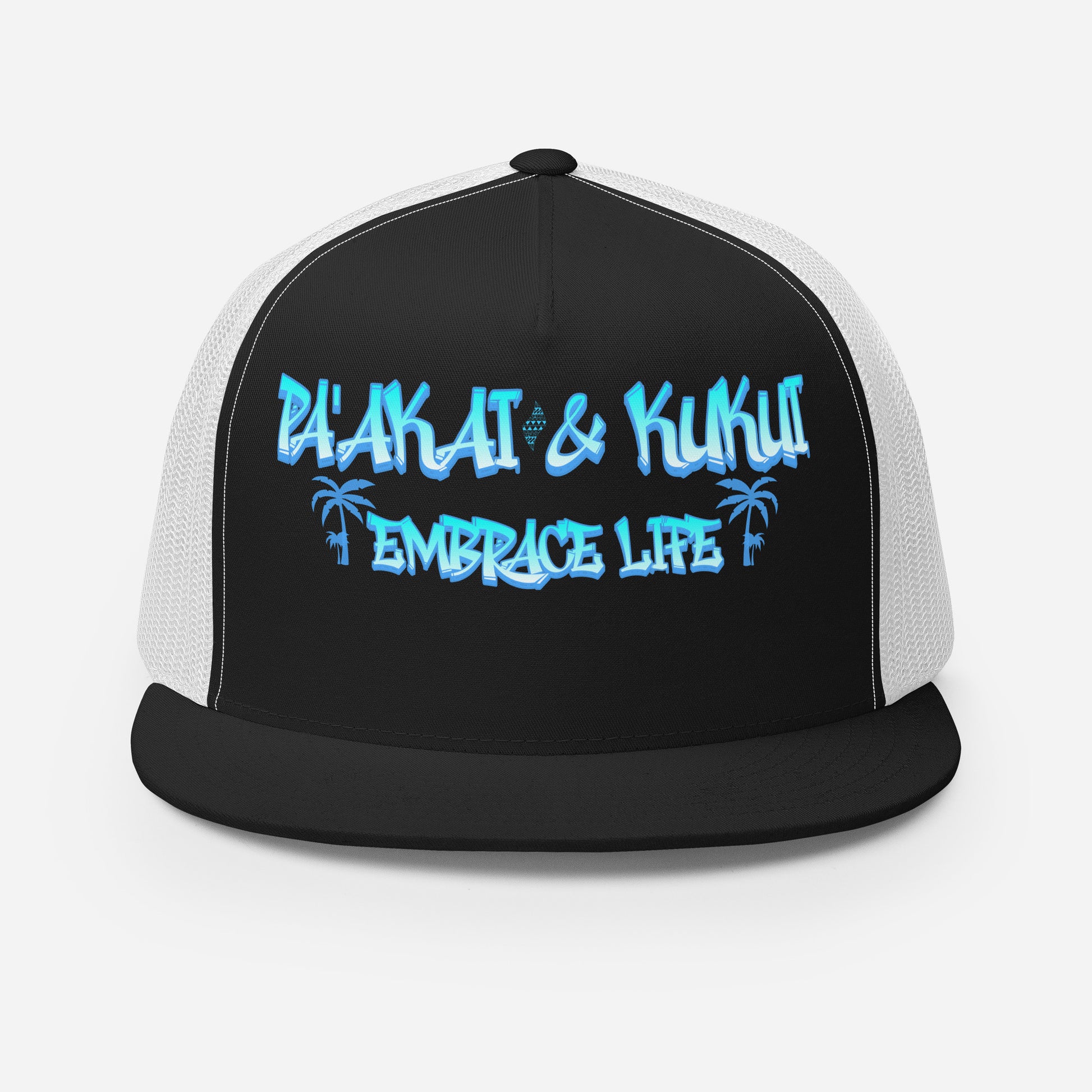 ʻŌlino Trucker Cap Trucker Hat Pa'akai & Kukui