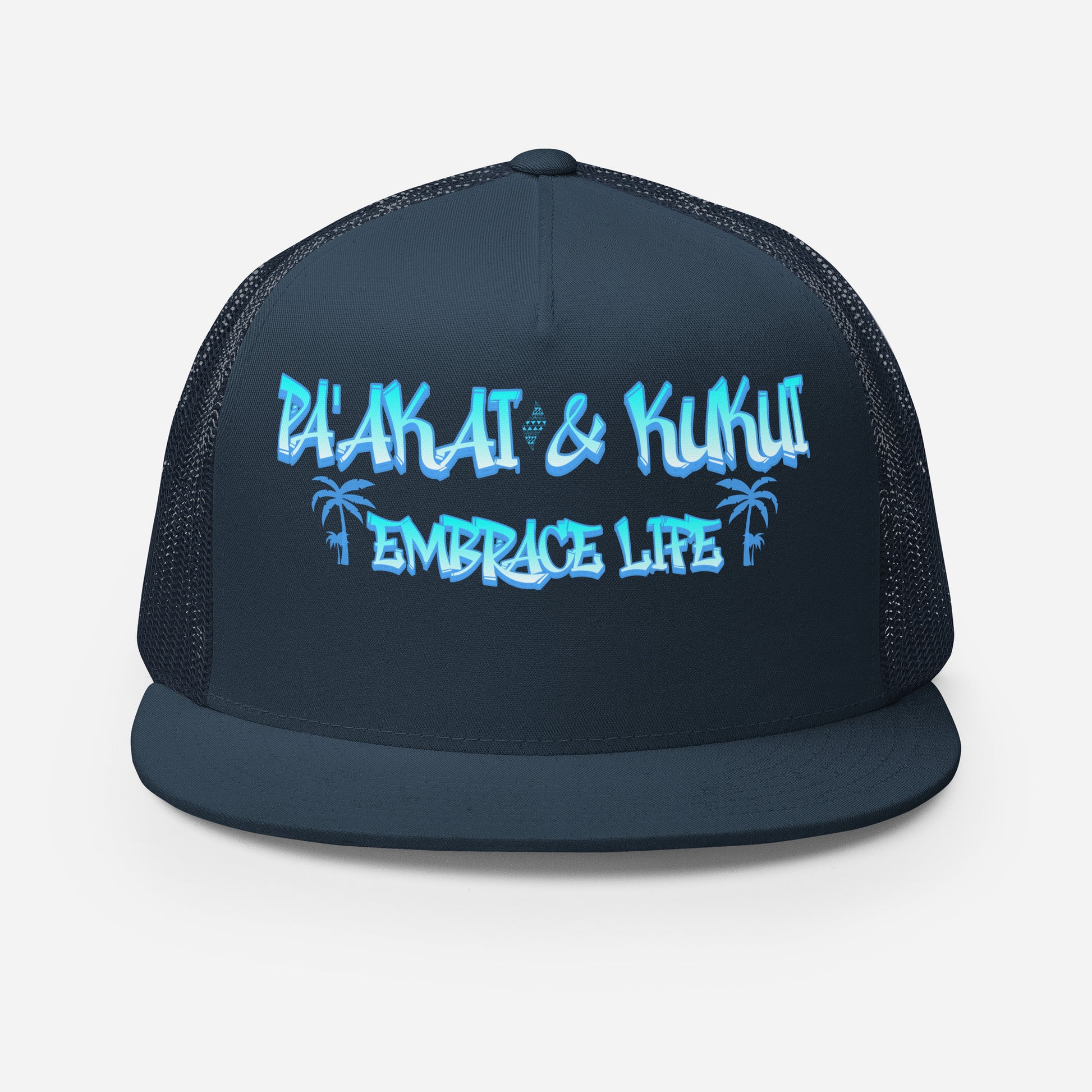 ʻŌlino Trucker Cap Trucker Hat Pa'akai & Kukui