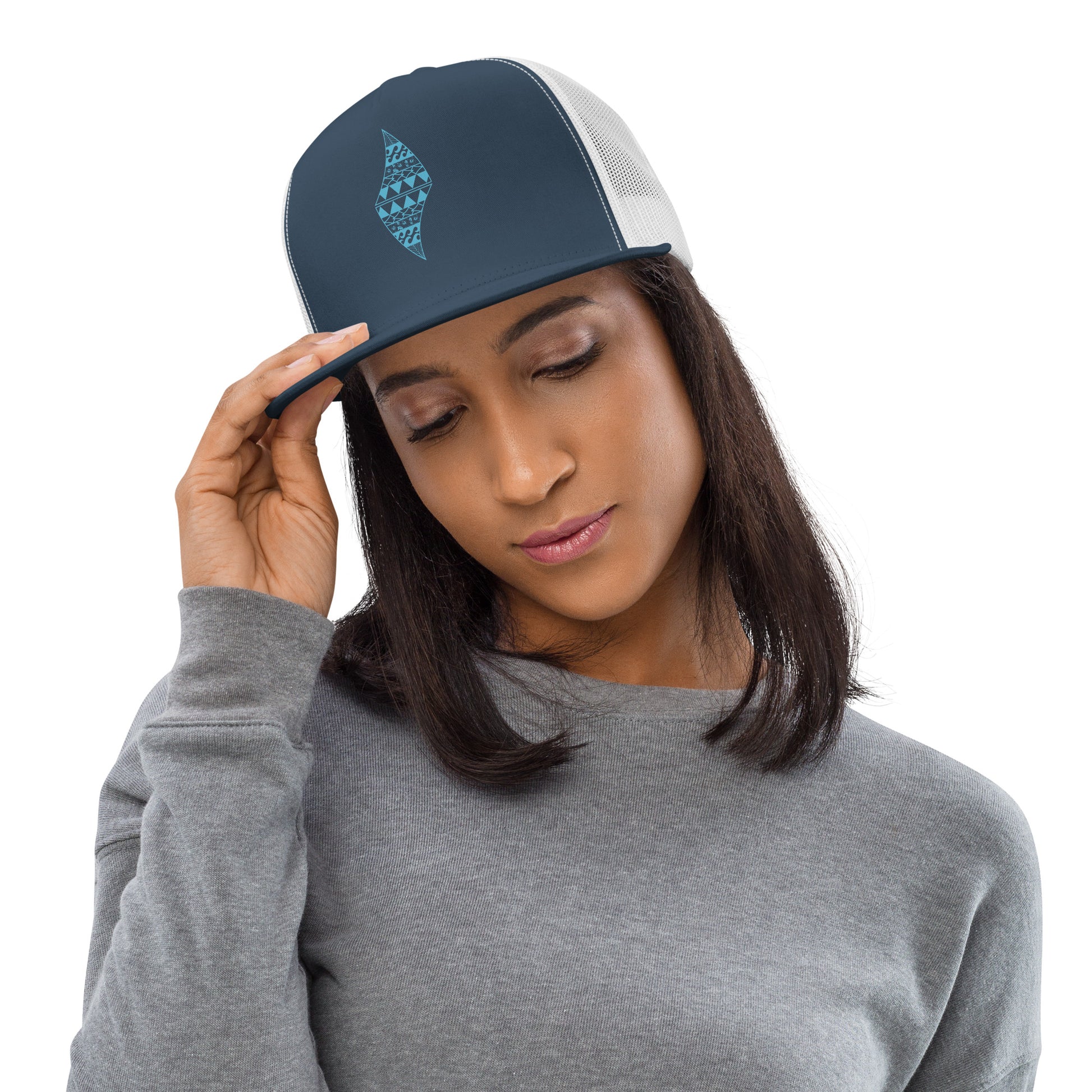 Pa'akai & Kukui Logo Trucker Cap Trucker Hat Pa'akai & Kukui