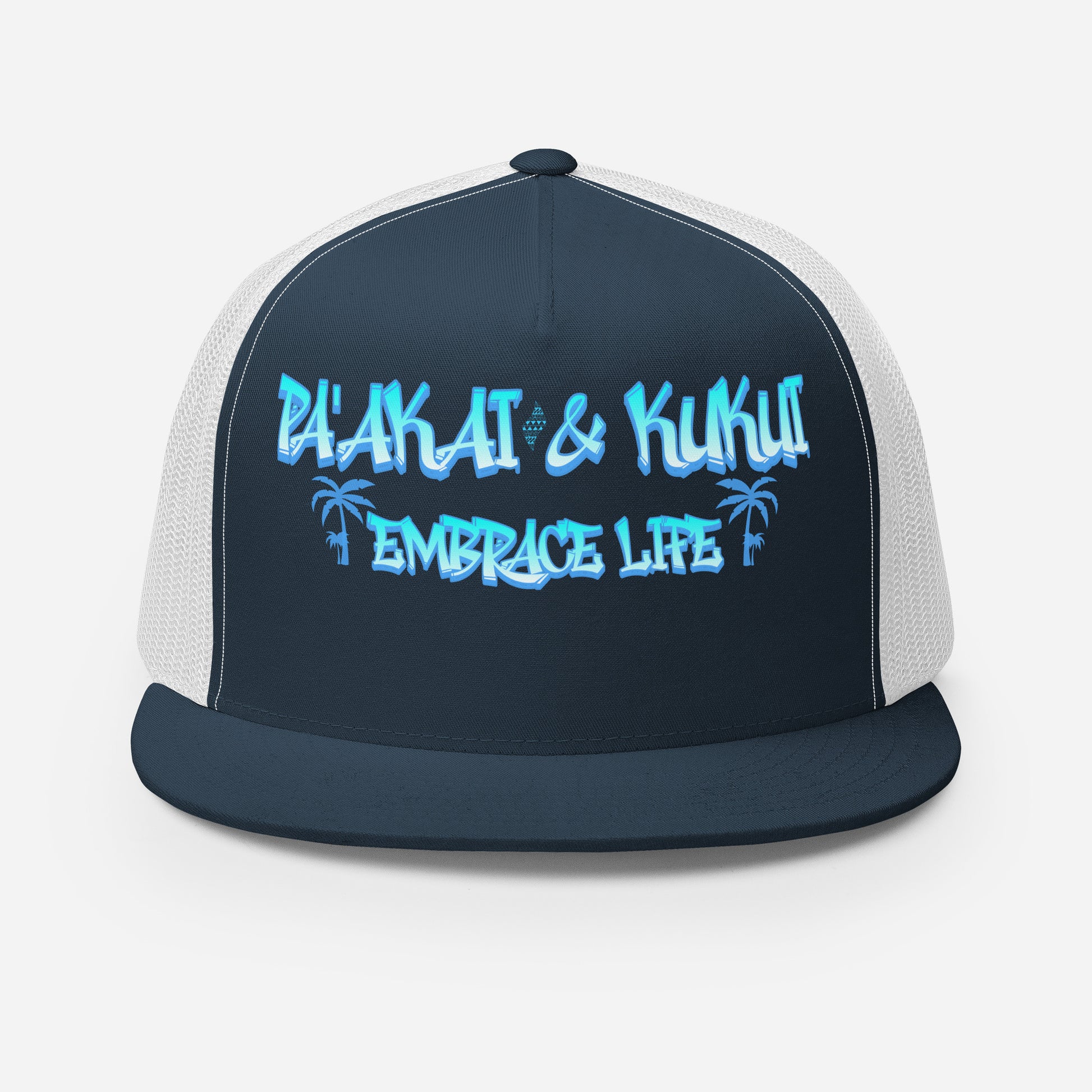ʻŌlino Trucker Cap Trucker Hat Pa'akai & Kukui