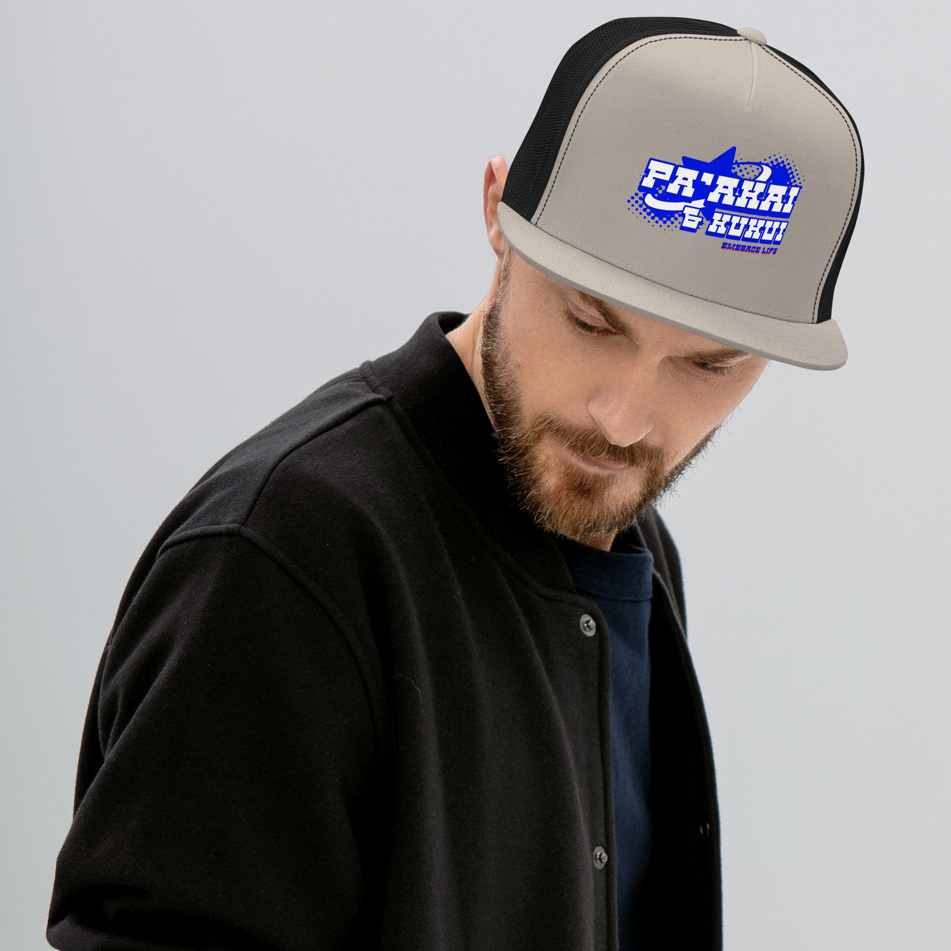 Kūikawā Trucker Cap Trucker Hat Pa'akai & Kukui