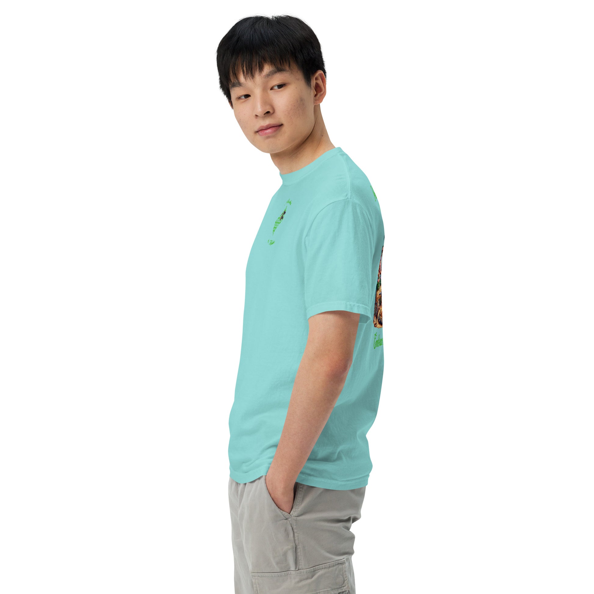 Pa‘akai & Kukui Lū‘au ‘Ohana garment-dyed heavyweight T-shirt — premium unisex tee celebrating Hawaiian family spirit with island-inspired design