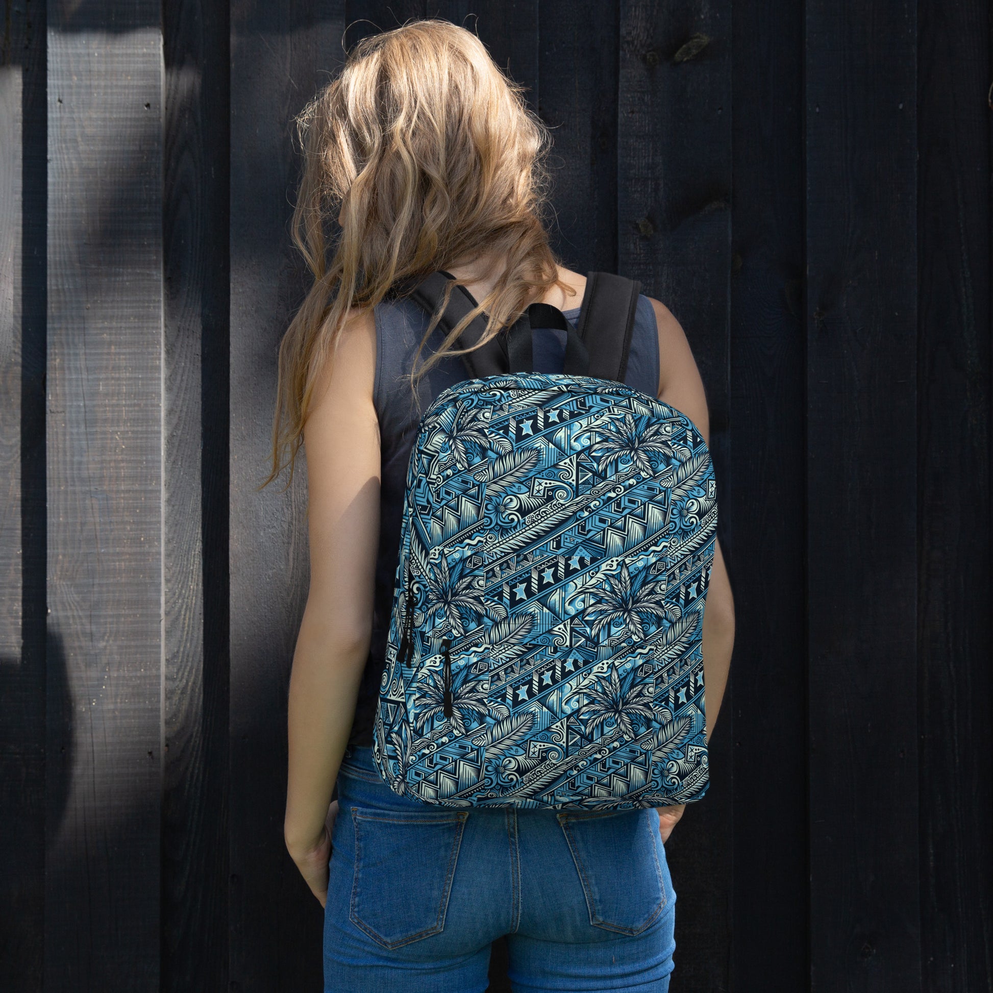 Nā Loulu 'Uli'uli Backpack Back Pack Pa'akai & Kukui