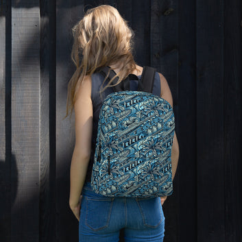 Nā Loulu 'Uli'uli Backpack Back Pack Pa'akai & Kukui